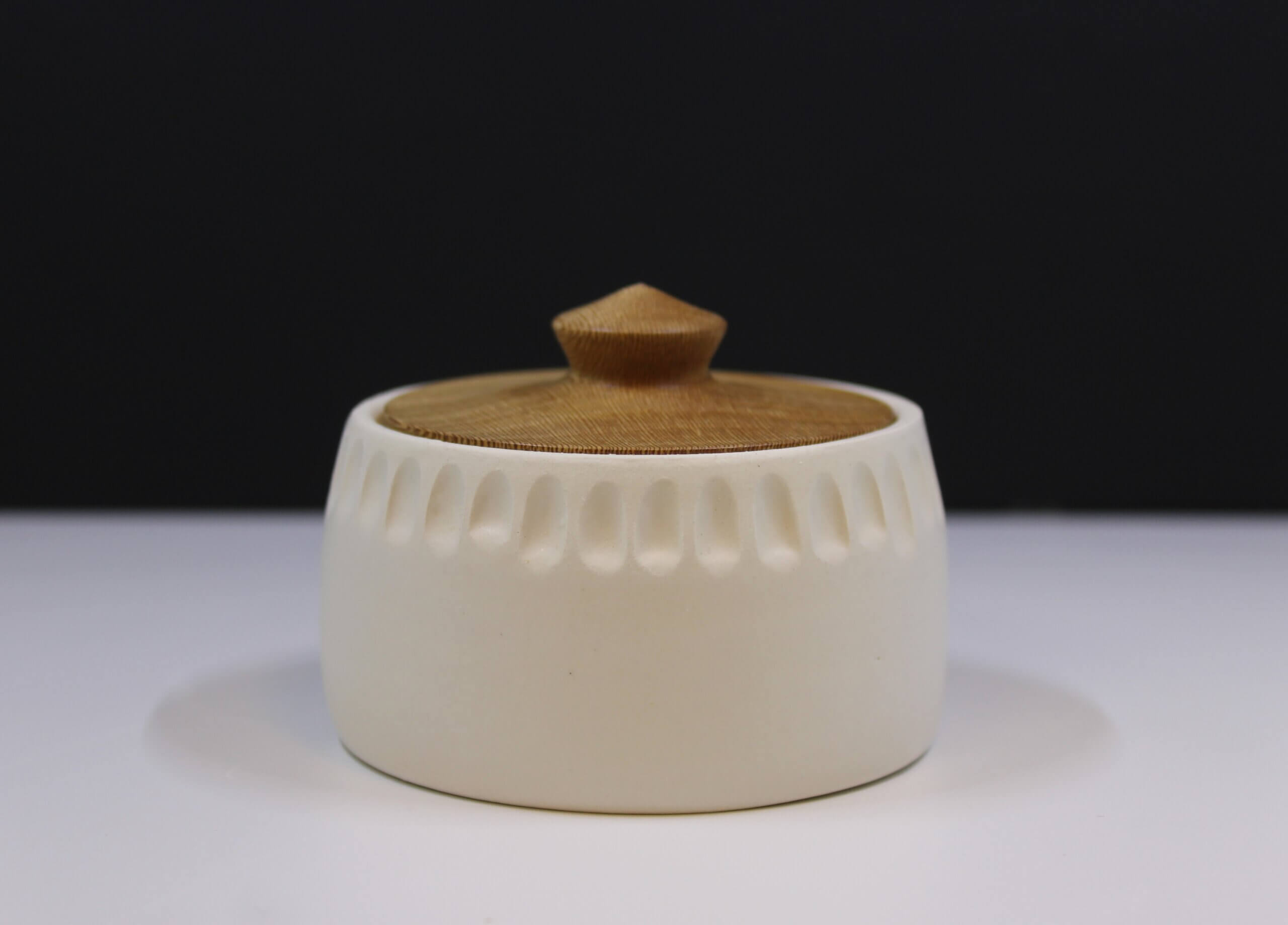 Boîte terre & bois - céramique artisanale