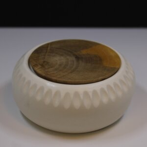 Boîte terre & bois - céramique artisanale