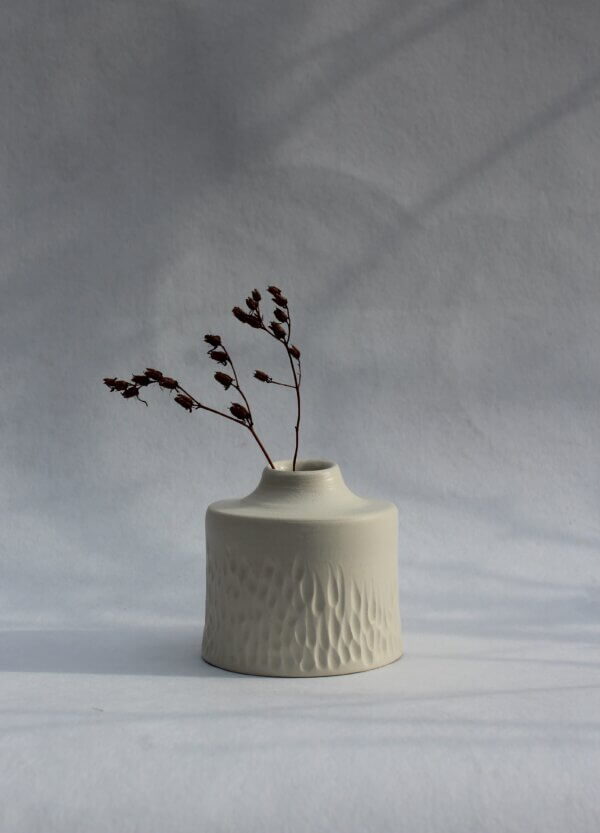 Mini-vases texturés - céramique artisanale